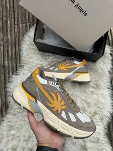 Zapatillas de runner Palm Angels | Gris | Talla UK7 US8 EU41 | Entrenadores de gamuza PA Tree - Imagen 1 de 12