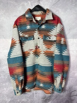 Camisa De Colección Ralph Lauren Denim&Supply Azteca Doble Bolsillos Frontales Para Hombres M Foto 1 de 4