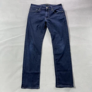 Mavi Zach Jeans Men 32x30 Straight Leg Stretch Dark Wash Blue - Picture 1 of 15