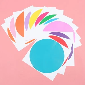 12 Pcs Child Board Sticker Circle Wall Sticking Reminder Message Paper - Picture 1 of 12