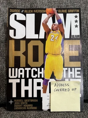 ☄️RARE Vintage April 2011 Slam Magazine KOBE BRYANT Lakers NBA Basketball Poster - Image 1 of 4
