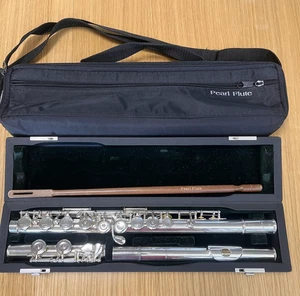 Pearl PF-505 nickel silver Flute Student Model with Case excellent+++ condition - Picture 1 of 9
