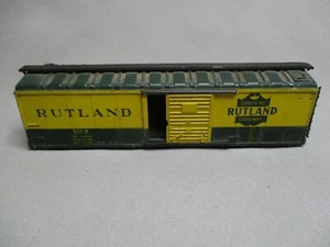 AQ268 RIVAROSSI HO 1/87 WAGON MARCHANDISES RUTLAND 104 JAUNE/VERT Ref ?? - Picture 1 of 6