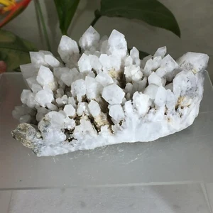 990g natürlicher weißer Quarz Kristallcluster mineralisch grobe Probe Heilung - Bild 1 von 12