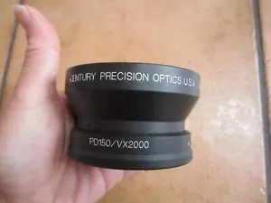Century Precision Optics .65X Wide Angle Converter LENS PD150/VX2000 80mm NoCaps - Picture 1 of 11