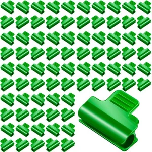 80 Pcs Pipe Clamps Plant Stakes Greenhouse Hoops Support Frame Netting Clips - Picture 1 of 7
