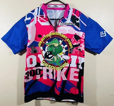 ebonite gator bowl steve brown sz m shirt jeb little creek fort story Foto 1 de 4