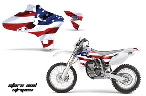 Shroud Graphics Kit Decal Wrap For Yamaha YZ250F YZ450F 2003-2005 USA FLAG - Picture 1 of 1
