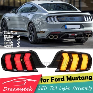 LED Rear Tail Light Assembly for Ford Mustang S550 15-23 Brake Turn Signal Lamp - Picture 1 of 12