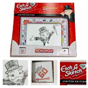 Etch A Sketch Monopoly 60th Anniversary Limited Edition Original Magic Screen 