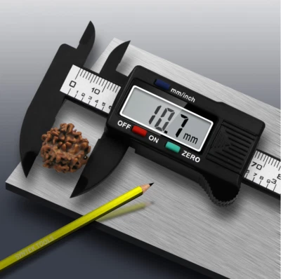 Digital Vernier Caliper Micrometer Guage Tool 4" 100mm Electronic LCD Display - Image 1 of 4