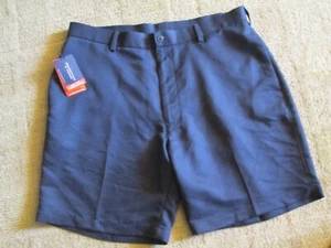 NWT Roundtree & Yorke Men's Sz 38x9 Travel Smart Stretch Waist Navy Blue Shorts - Picture 1 of 5