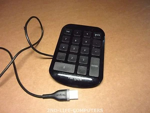 Targus AKP10EU USB Numeric Keypad / Number Pad for PC & MAC- Black USB + CABLE - Bild 1 von 1