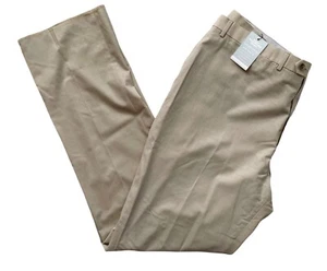Hart Schaffner Marx Nwt New York Fit Tan Performance Traveler Dress Pants 48 R - Picture 1 of 4