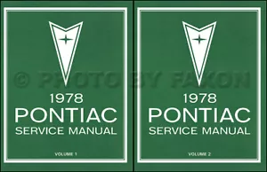1978 Pontiac Shop Manual All Models base Service Repair book for 1979 1980 also - Picture 1 of 2