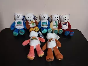 Lot of 7 Limited Treasures Coin Bears w/ Tags READ DESC. - Picture 1 of 8