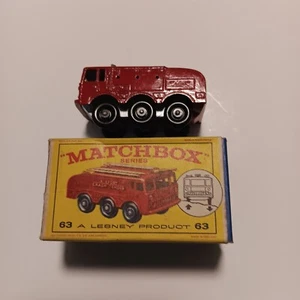 FOAMITE CRASH TENDER Vintage Lesney Original Matchbox Series Fire Truck - Picture 1 of 10