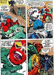 NEW GODS 9 PRODUCTION HAND COLORED COMIC PG 18 SIGNED JACK KIRBY TOLLIN COA - Picture 1 of 6
