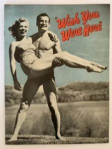 Jack Cassidy "WISH YOU WERE HERE” Kober, Logan, &Rome ‘52 Theatre Prog. Souvenir - Picture 1 of 3