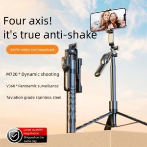 Foldable Phone Holder 360° Rotate Smart Gimbal 2025 Tripod - Photo 1 sur 8