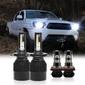 For Toyota Tacoma 2012 2013 2014 2015 LED Headlight High/Low + Fog Lights Bulbs - Picture 1 of 12
