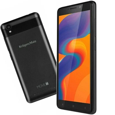 Krüger & Matz Move 8 Android Dual Kamera 8GB Smartphone 1280 x 640 Pixel Schwarz