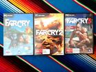 ✺Great Condition✺ FAR CRY 1, 2 & 3 PC Video Games COMPLETE