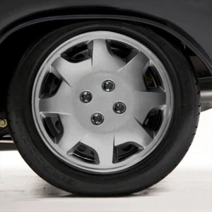 Set of Four 15" Silver Hubcap Wheel Covers for 1998-2002 Honda Accord (Push-on) - Picture 1 of 5