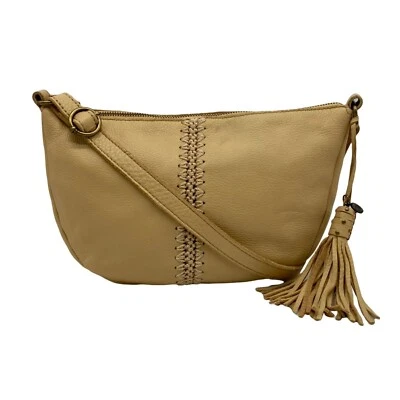 Bandolera The Sak Silverlake Buttercup de cuero media luna Foto 1 de 4