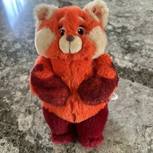 Disney Pixar 9"" roter Panda Mei mit Rucksack Kuscheltier Plüschtier - Bild 1 von 8