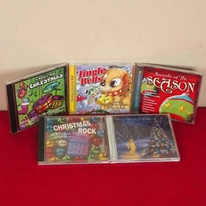 Lot 5 CDs A Rock N Roll Christmas Jingle Bells Sounds Of The Season Xmas Rock - Picture 1 of 6