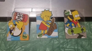 The Simpsons 10th Anniversary Die Cut 9 Card Chase Set Complete - Picture 1 of 6