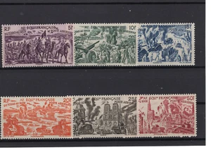 AEF SERIE POSTE AERIENNE TCHAD AU RHIN N° 44/49 NEUF ** SANS CHARNIERE - Picture 1 of 2