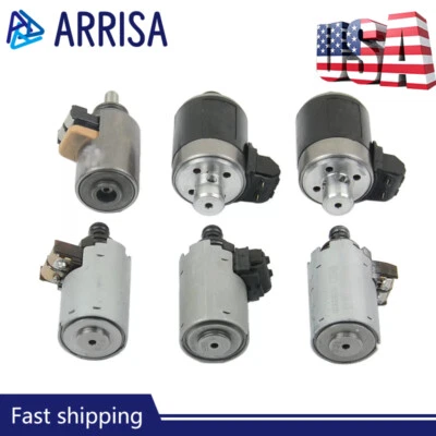 6PCS 722.6 Transmission Solenoid for 1994-05 Mercedes Benz E320 E420 E430 E500 - Image 1 of 4