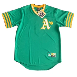 [NEW]Majestic Oakland A’s Cooperstown Collection Reggie Jackson #9 Jersey Medium - Picture 1 of 4