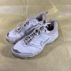 Nike Shoes Womens 8 Rolling Rail DRC Walking Sneaker White Leather Lace Low AA3 - Picture 1 of 12