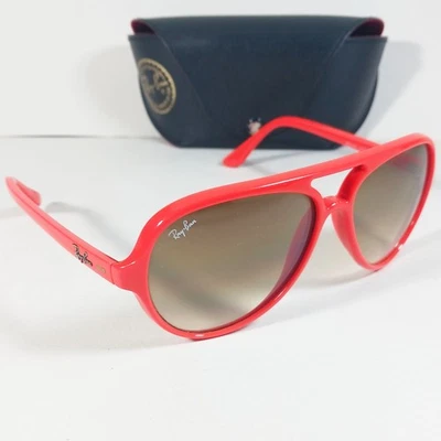 Gafas de sol Ray Ban RB 4125 CATS 5000 757/51 naranja degradado con estuche Foto 1 de 4