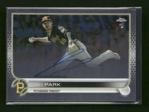 Autógrafos de novato Topps 2022 cromados #RA-HPA Hoy Park automáticos - Imagen 1 de 2