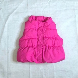 Baby Gap Pink Puffer Vest Size 0-6 Months - Picture 1 of 4