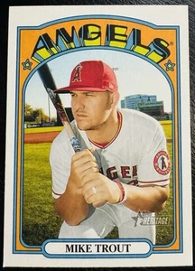 2021 Topps Heritage Mike Trout #169 Los Angeles Angels - Bild 1 von 2