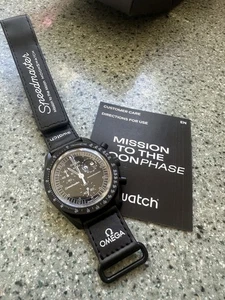 Omega x Swatch Mission to the Moonphase Black perfect condition - Picture 1 of 5
