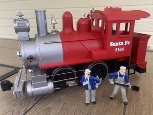 LIONEL LOCOMOTIVE G-GAUGE No. 5104 SANTA FE 0-4-0 Indoor/Outdoor -Made in USA - Picture 1 of 23