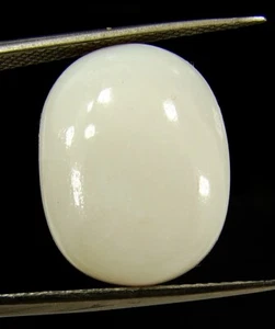 8.30 Ct Natural White Opal Loose Gemstone Cabochon Stone Wire Wrap Stone - 13883 - Picture 1 of 2