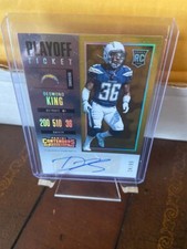 2017 CONTENDERS DESMOND KING AUTO AUTOGRAPH PLAYOFF TICKET ROOKIE RC #D 24/99