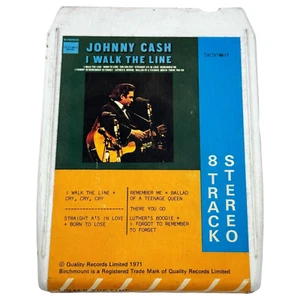 Johnny Cash I Walk the Line 8-Track Tape Stereo BM8-582 TESTED - Picture 1 of 4