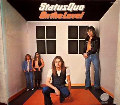 STATUS QUO "On the Level" Rare 1975 Japanese VERTIGO Lp w/lyrics NM - Image 1 of 4