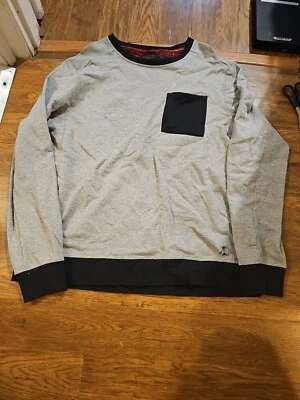 Pendleton Pullover Sweatshirt Men’s XL Gray Black Cotton Pocket Long Sleeve  - Image 1 of 4