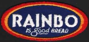 Vintage uniform patch RAINBO is Good Bread oval shaped new old stock n-mint+ - Picture 1 of 3
