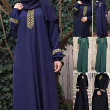Muslim Women Dresses Lady With Belt Long Muslim Dress Dubai Abayas Cardigan Robe