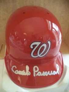 CAMILO PASCUAL WASHINGTON SENATORS SIGNED AUTOGRAPHED RIDDELL MINI HELMET COA - Picture 1 of 2